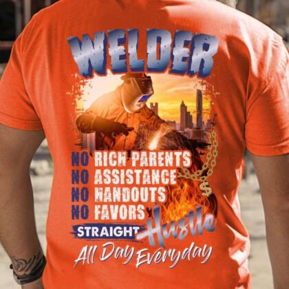 Straight Hustle Welder Apparel - No Handouts