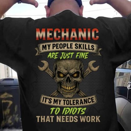 My People Skills Are Fine - Mechanic Quote